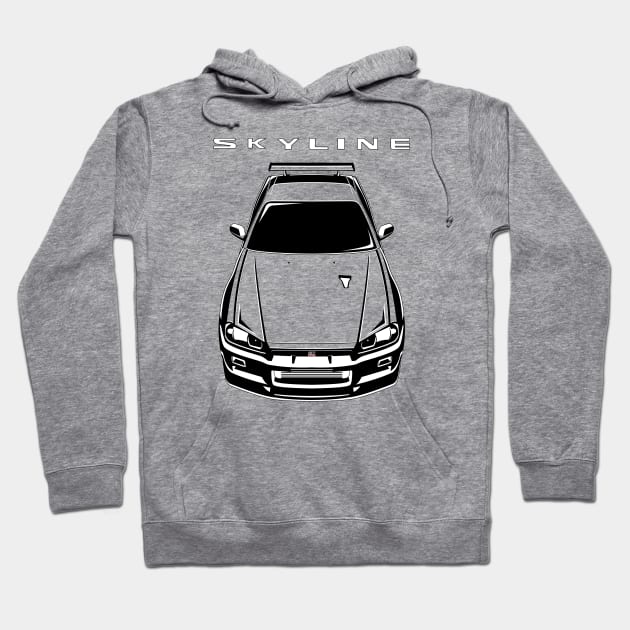 Skyline GTR V Spec R34 Hoodie by jdmart